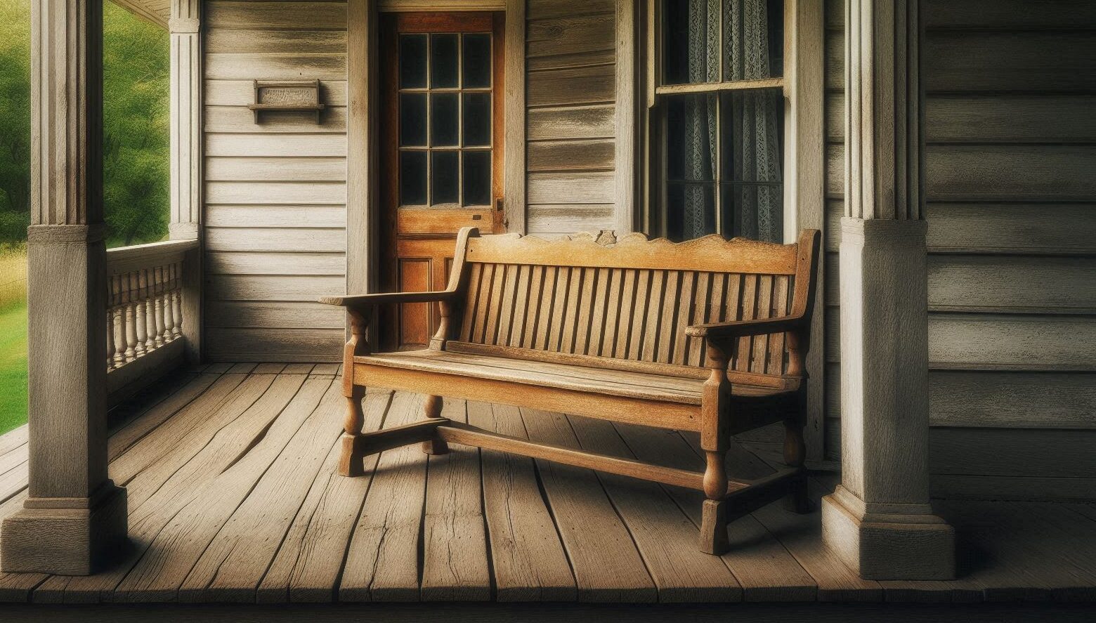 Wooden Bench 1