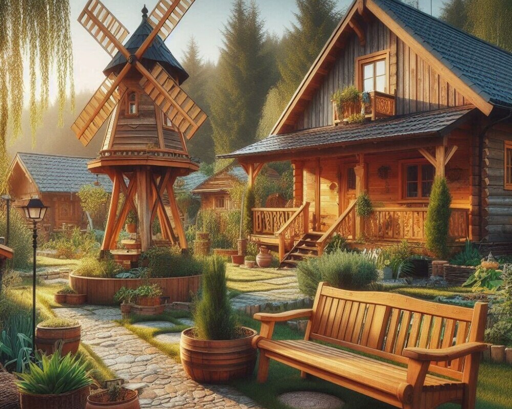 How to Make a Wooden Windmill 2