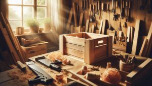 wooden crate